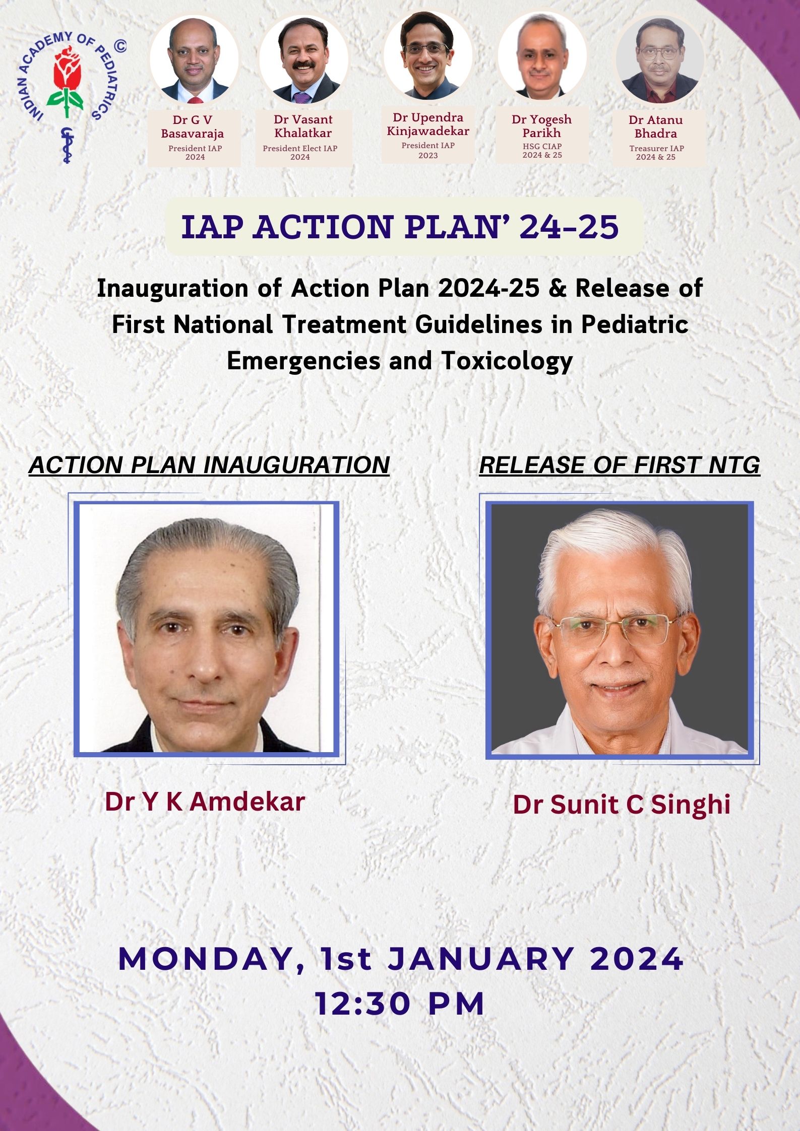 DIAP Indian Academy Of Pediatrics Event Details   MGIDxpjkq9wscJW Inauguration Of Action Plan 2024 25 